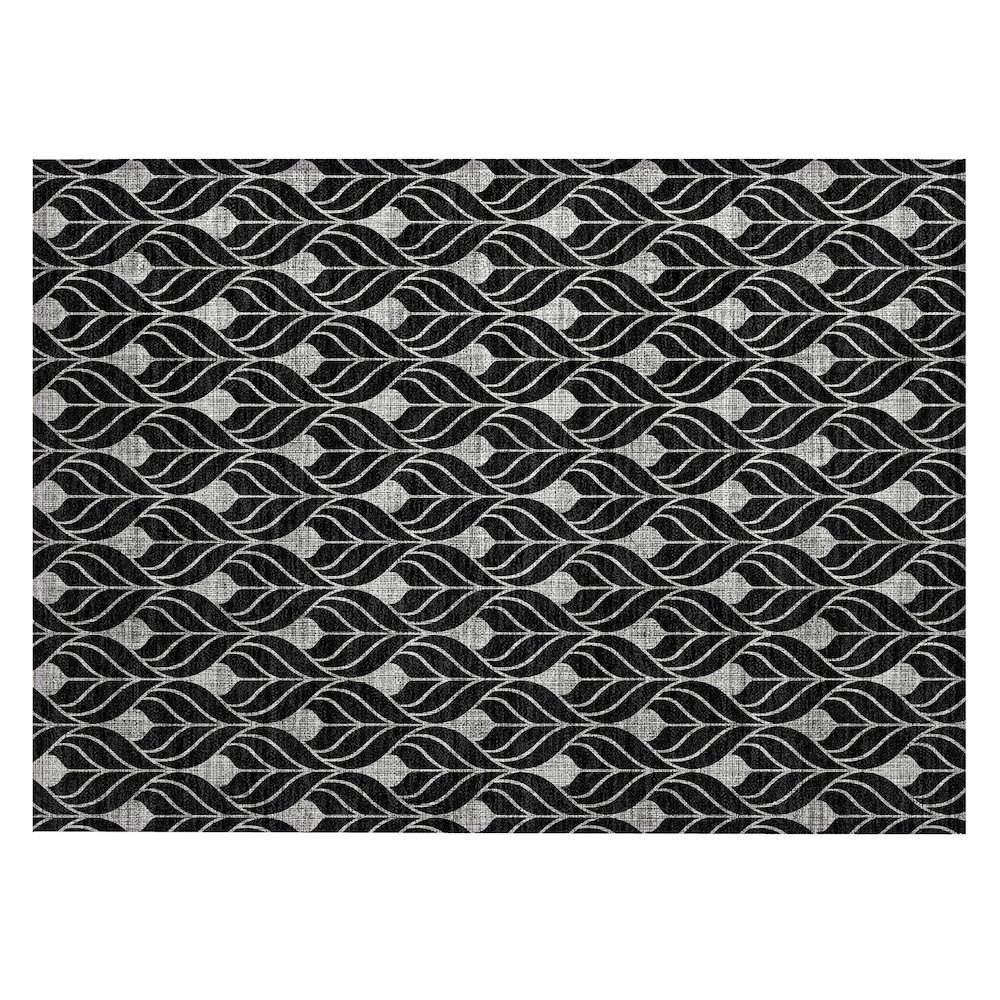 Chantille ACN931 Black 1'8" x 2'6" Rug. Picture 1