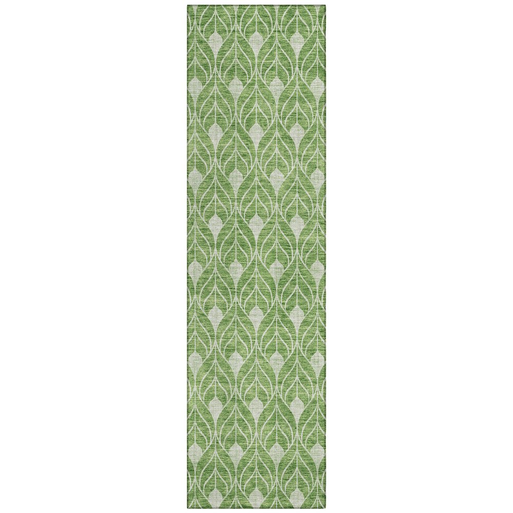 Chantille ACN931 Green 2'3" x 7'6" Rug. Picture 1
