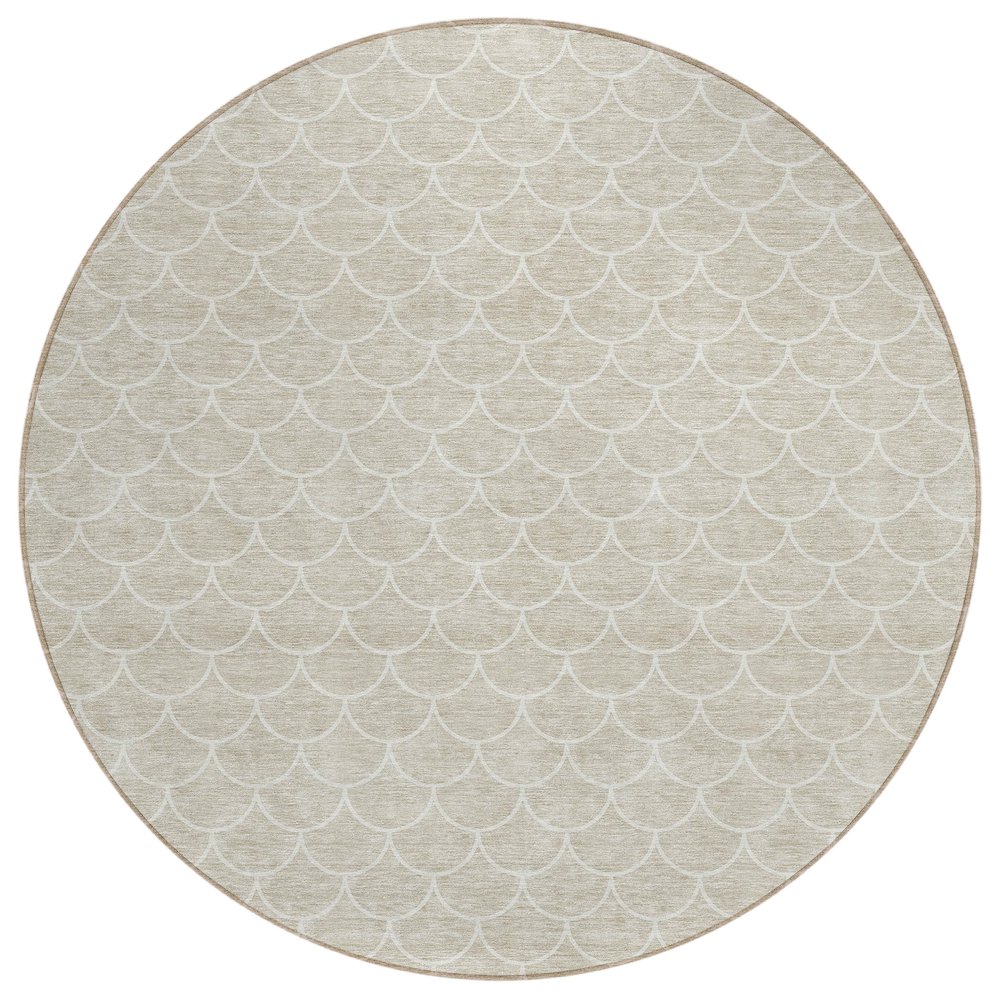 Chantille ACN933 Brown 8' x 8' Rug. Picture 1
