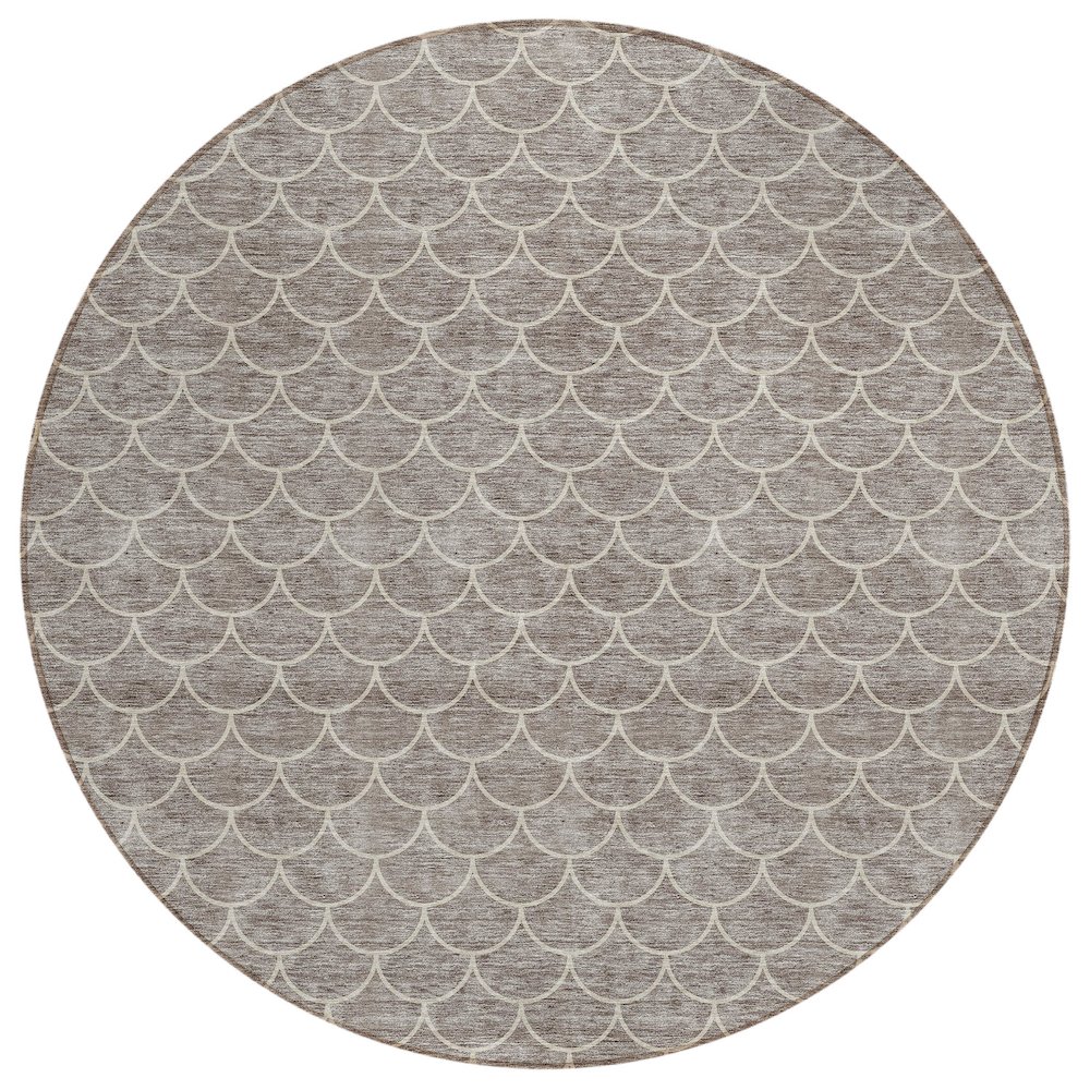 Chantille ACN933 Brown 8' x 8' Rug. Picture 1