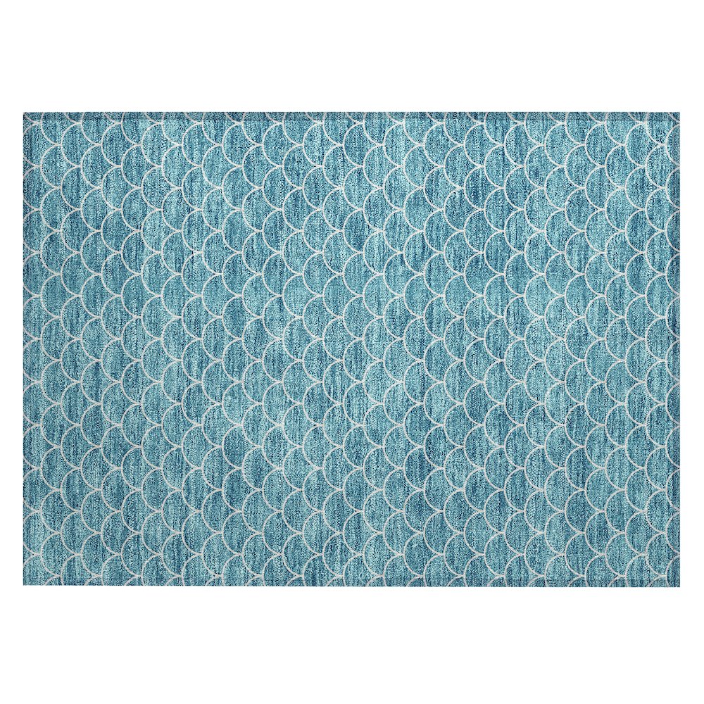 Chantille ACN933 Teal 1'8" x 2'6" Rug. Picture 1