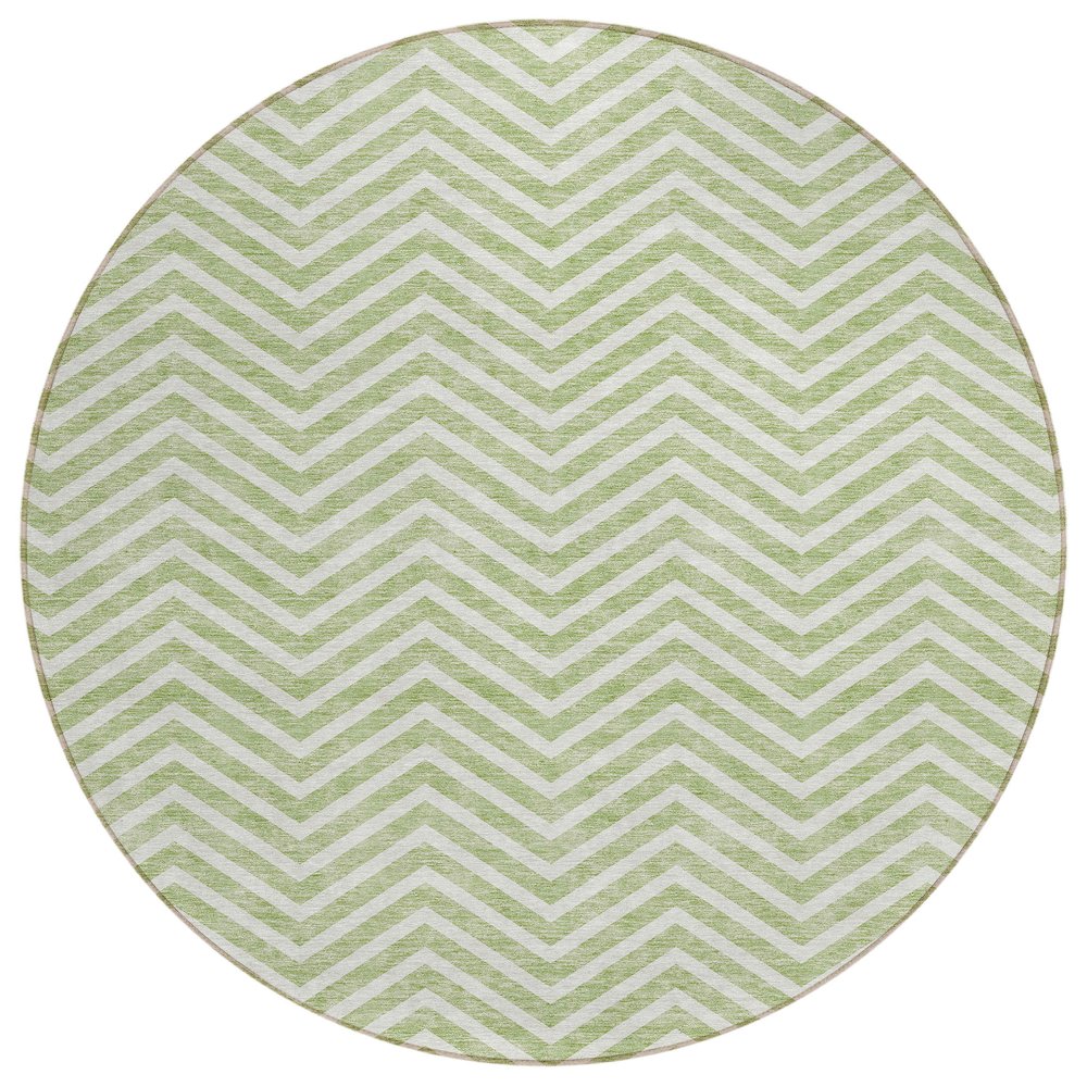Chantille ACN934 Green 8' x 8' Rug. Picture 1