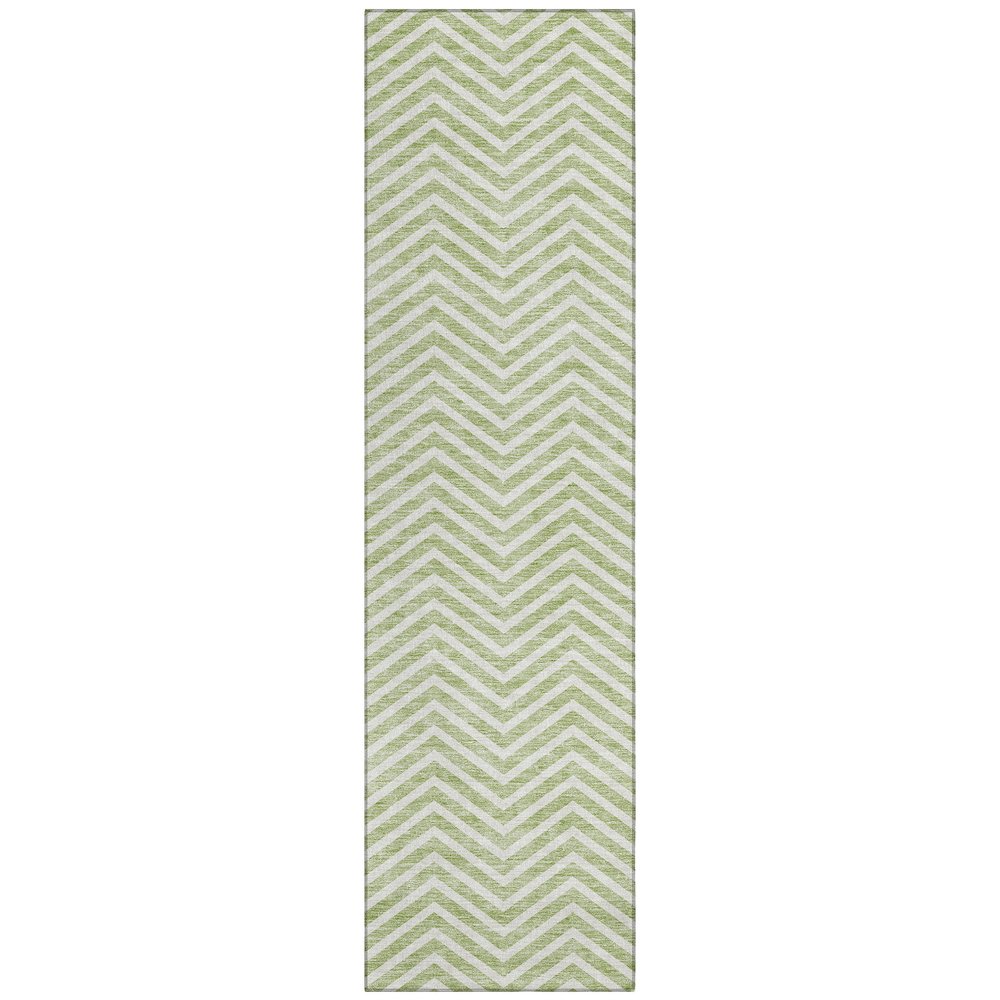 Chantille ACN934 Green 2'3" x 7'6" Rug. Picture 1