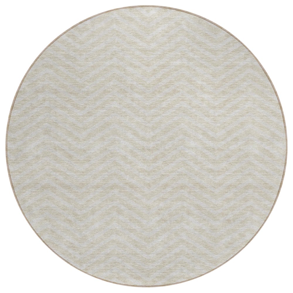 Chantille ACN934 Brown 8' x 8' Rug. Picture 1