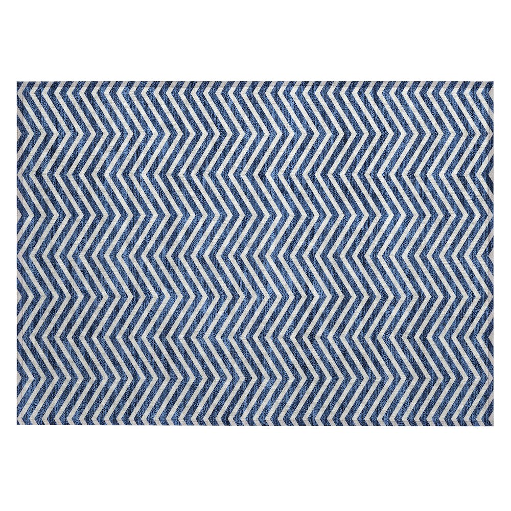 Chantille ACN934 Blue 1'8" x 2'6" Rug. Picture 1