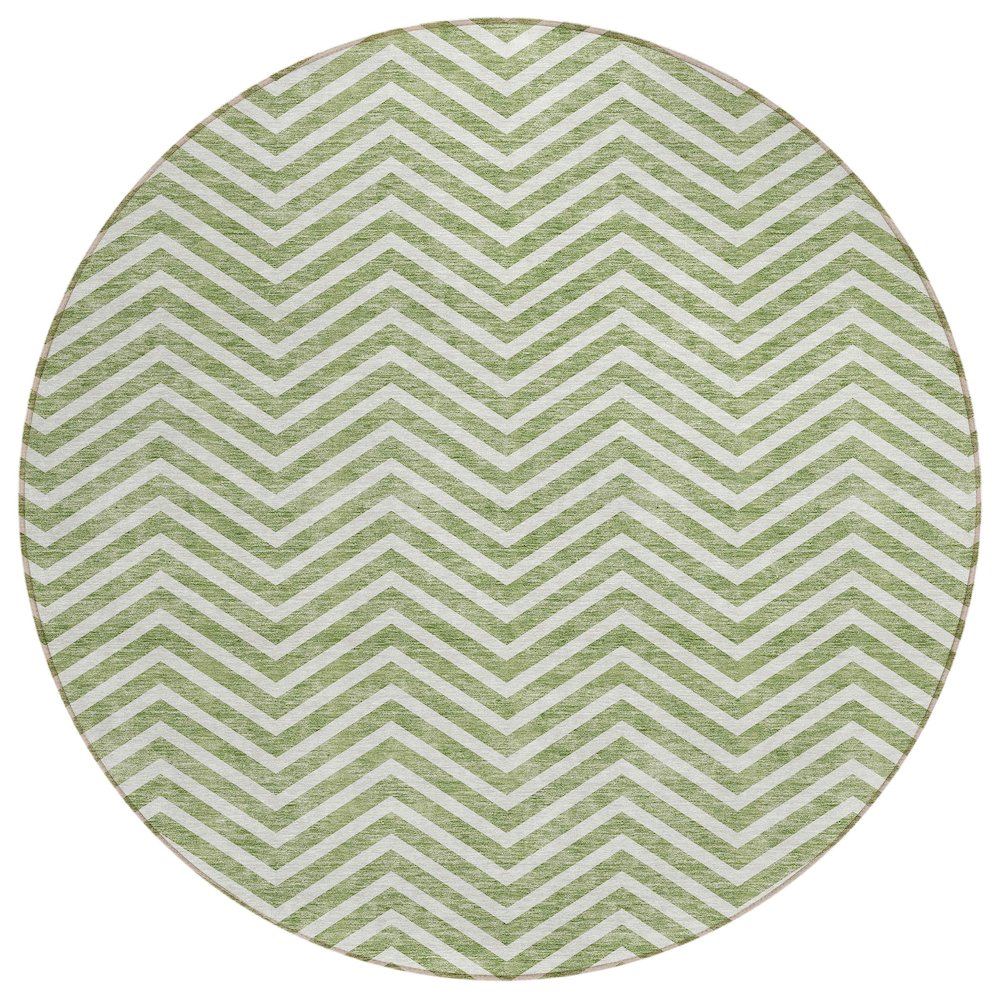 Chantille ACN934 Green 8' x 8' Rug. Picture 1