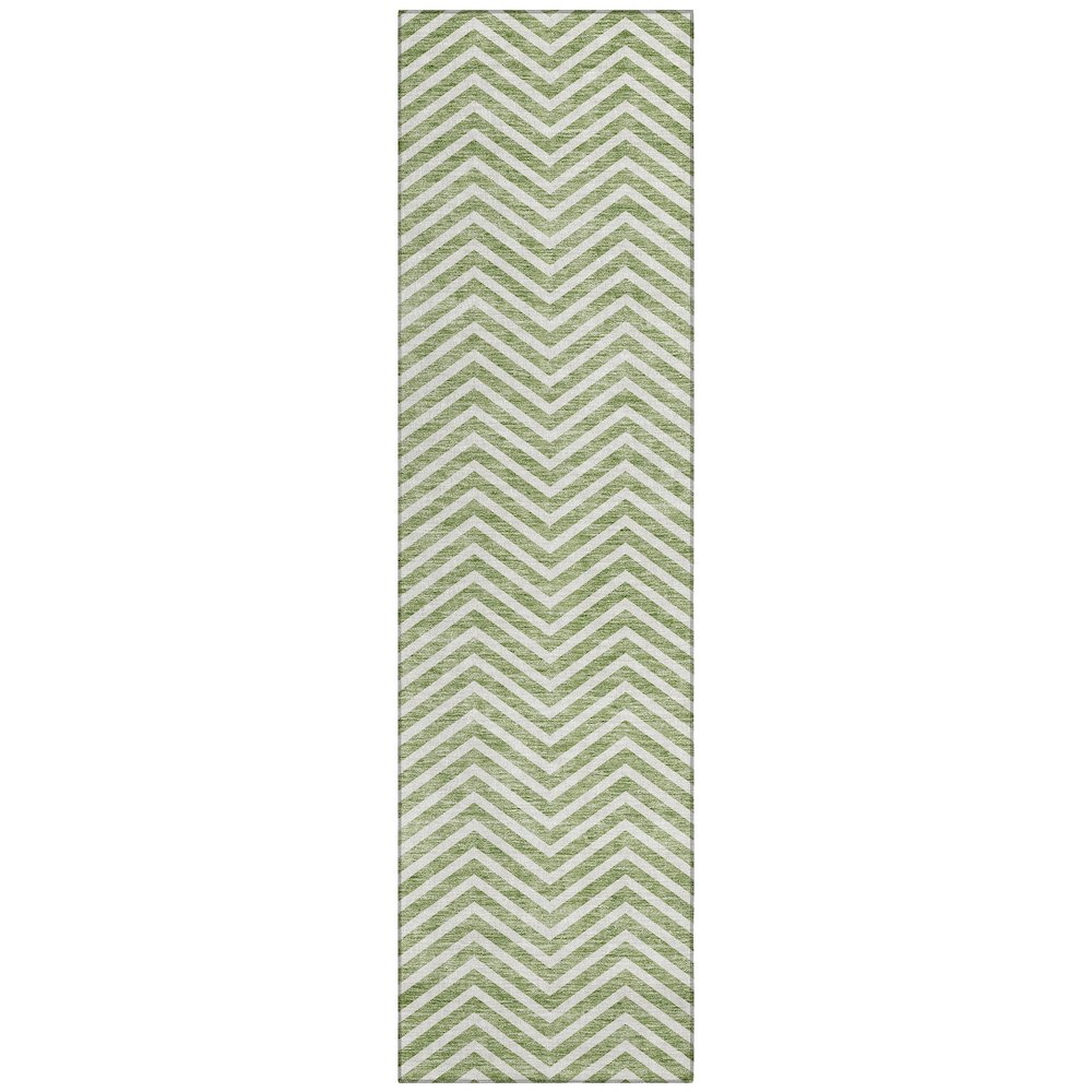 Chantille ACN934 Green 2'3" x 7'6" Rug. Picture 1