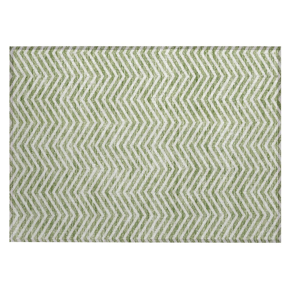 Chantille ACN934 Green 1'8" x 2'6" Rug. Picture 1