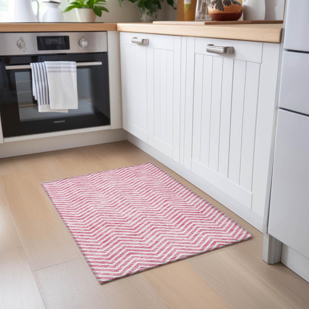 Chantille ACN934 Pink 1'8" x 2'6" Rug. Picture 5