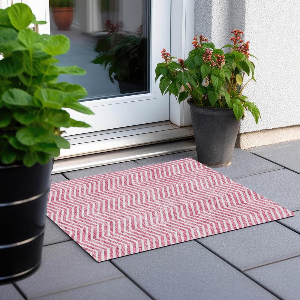 Chantille ACN934 Pink 1'8" x 2'6" Rug. Picture 6
