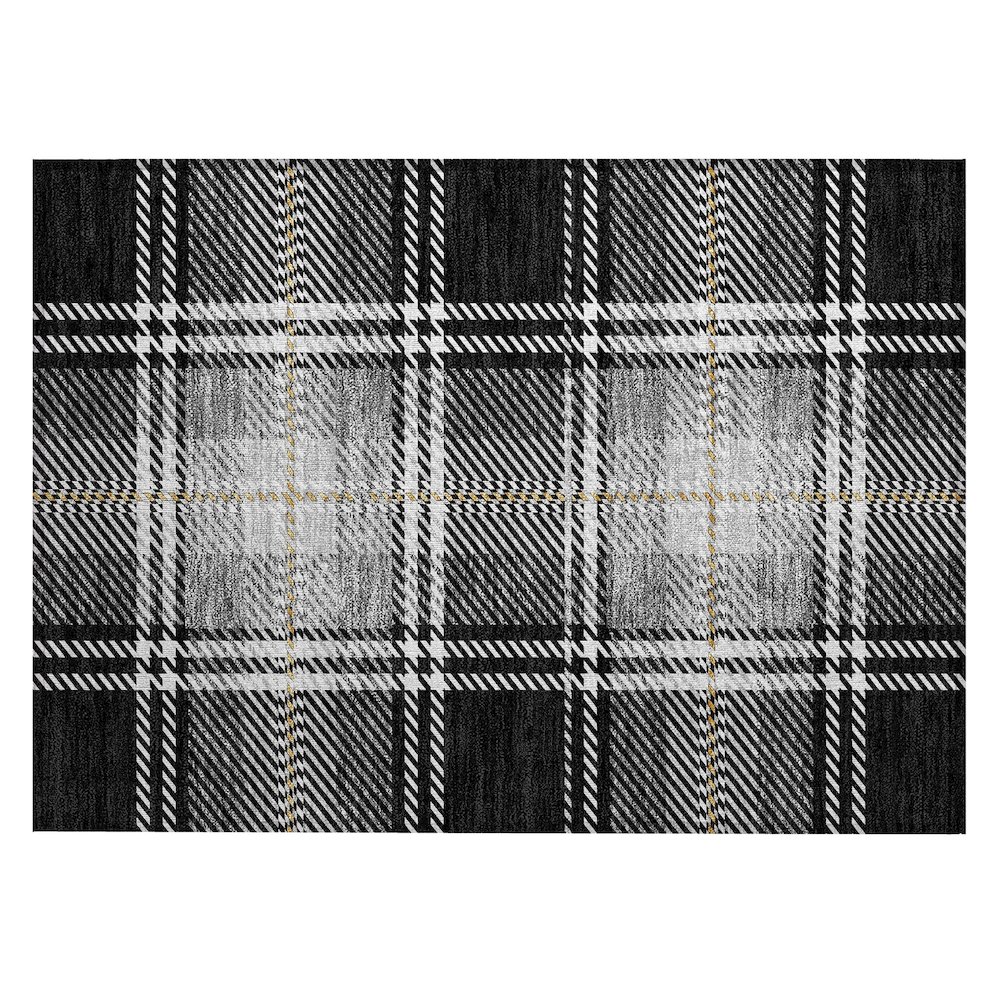 Chantille ACN935 Black 1'8" x 2'6" Rug. Picture 1