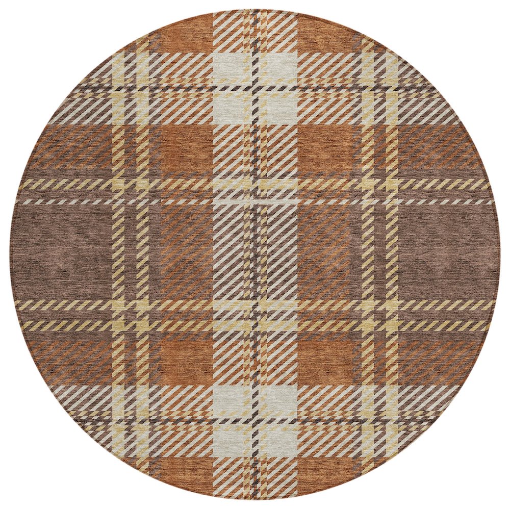 Chantille ACN935 Brown 8' x 8' Rug. Picture 1