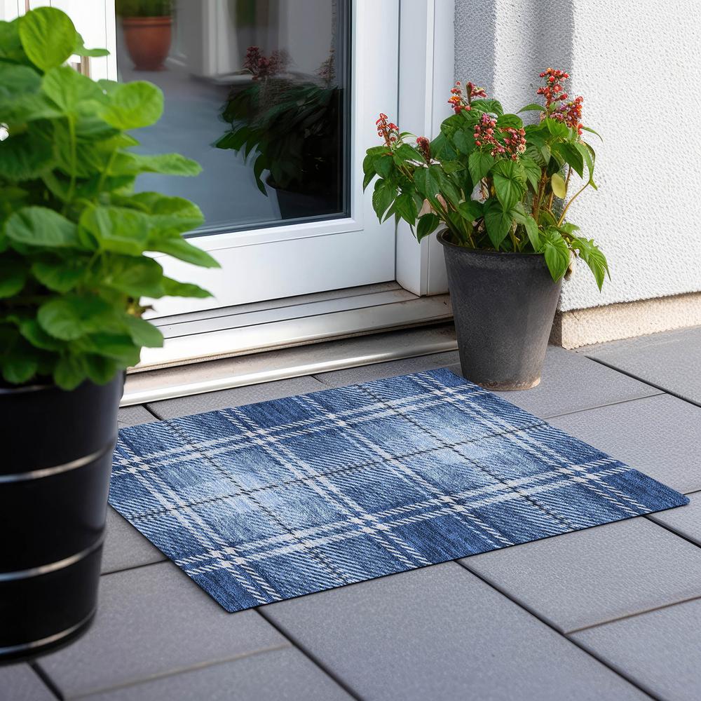Chantille ACN935 Blue 1'8" x 2'6" Rug. Picture 6