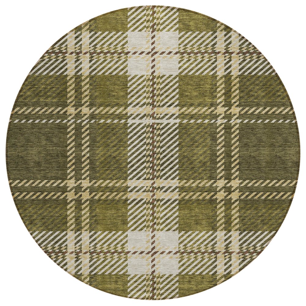 Chantille ACN935 Green 8' x 8' Rug. Picture 1