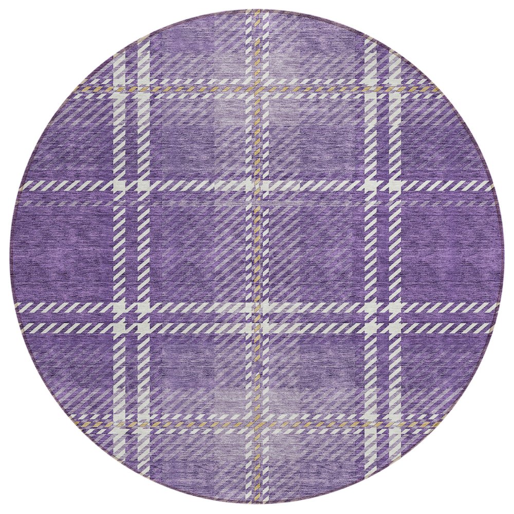 Chantille ACN935 Purple 8' x 8' Rug. Picture 1