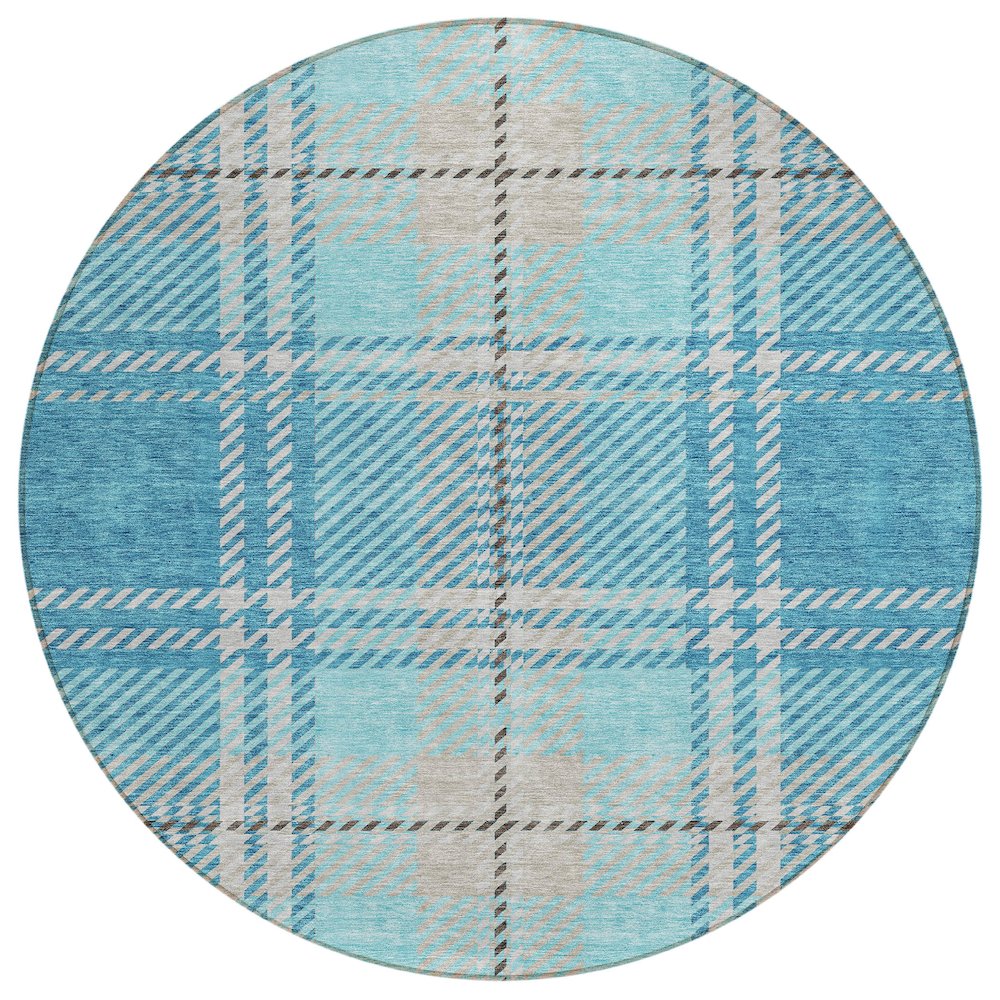 Chantille ACN935 Teal 8' x 8' Rug. Picture 1