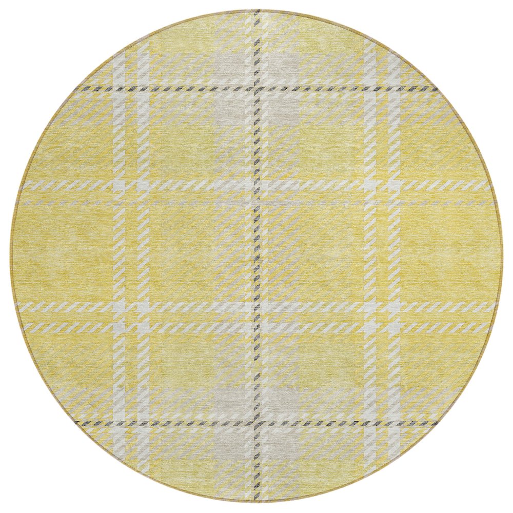 Chantille ACN935 Gold 8' x 8' Rug. Picture 1