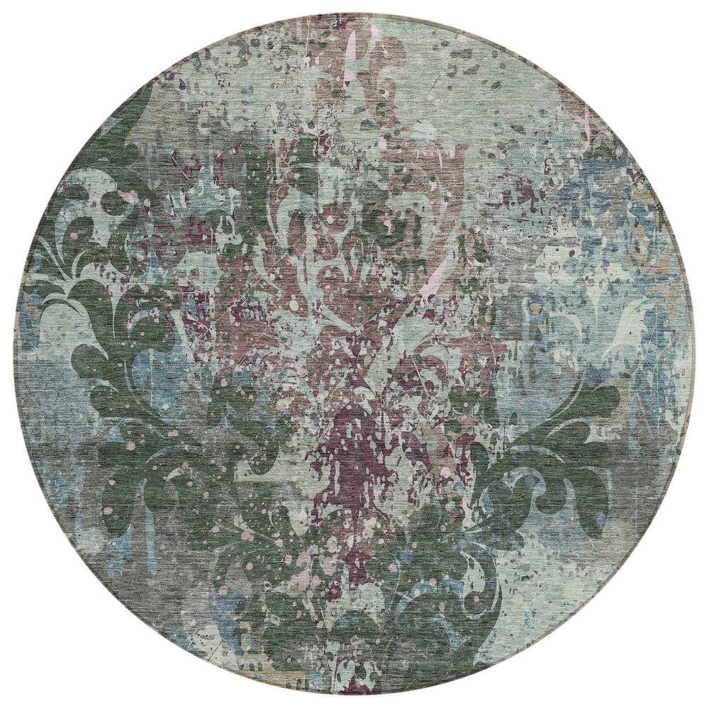 Chantille ACN936 Green 8' x 8' Rug. Picture 1