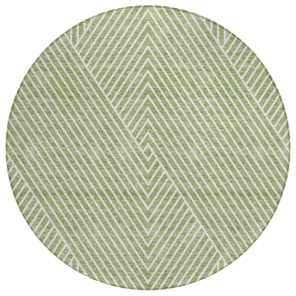 Chantille ACN937 Green 8' x 8' Rug. Picture 1