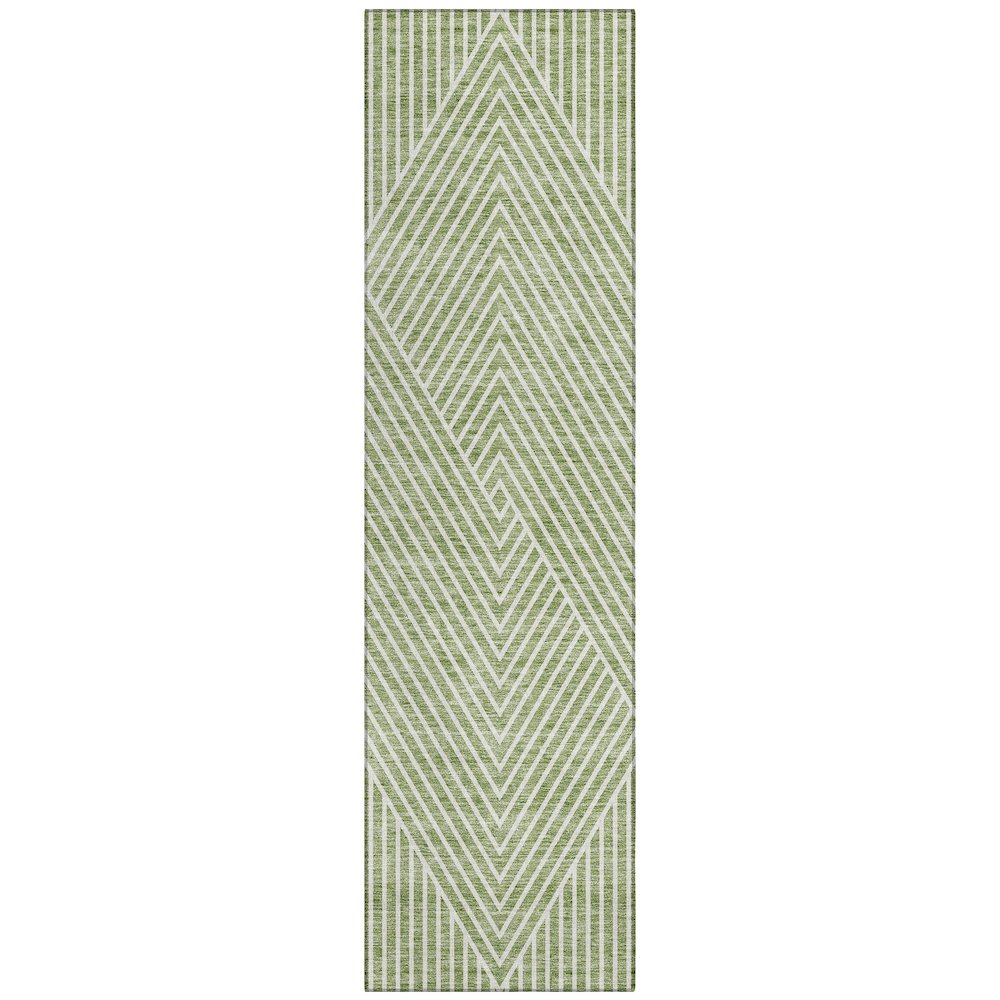 Chantille ACN937 Green 2'3" x 7'6" Rug. Picture 1