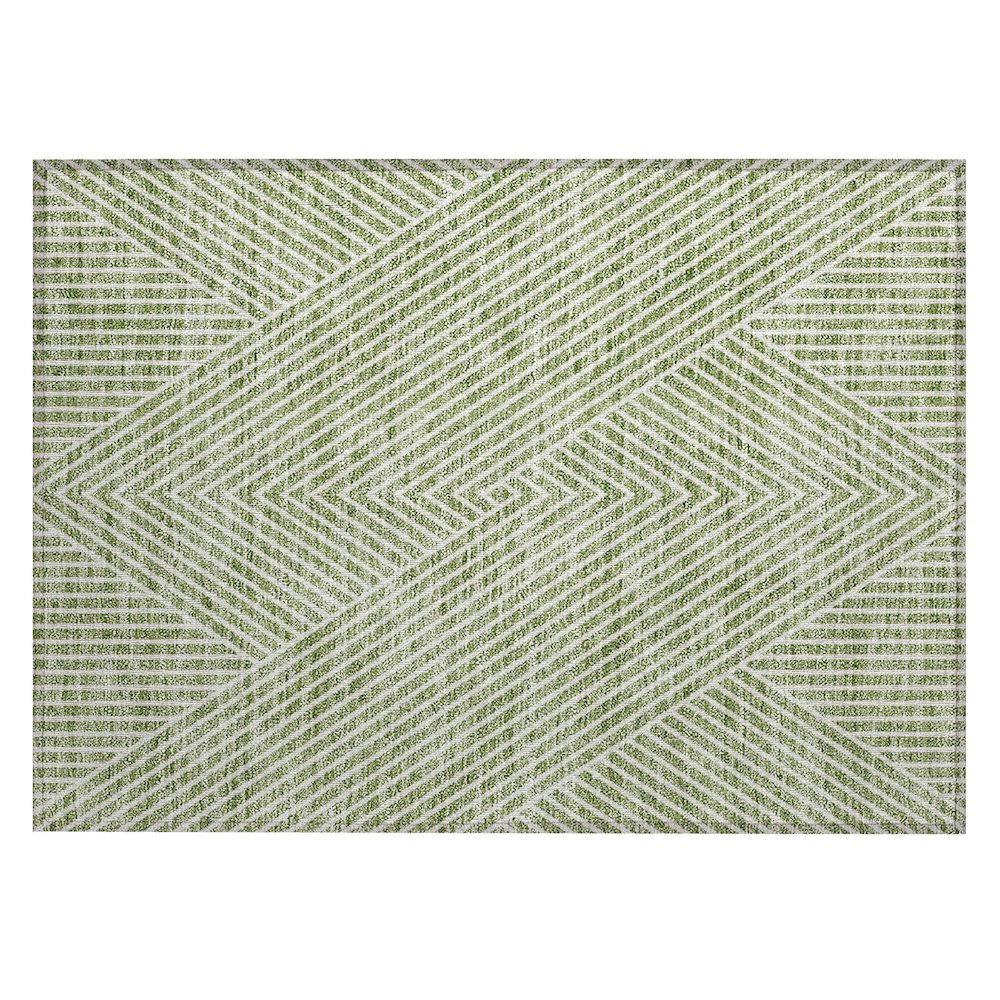 Chantille ACN937 Green 1'8" x 2'6" Rug. Picture 1