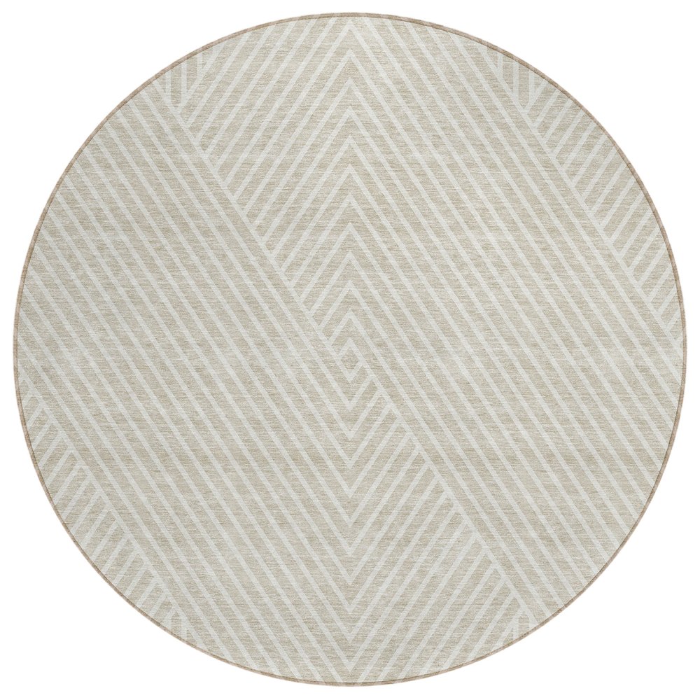 Chantille ACN937 Brown 8' x 8' Rug. Picture 1