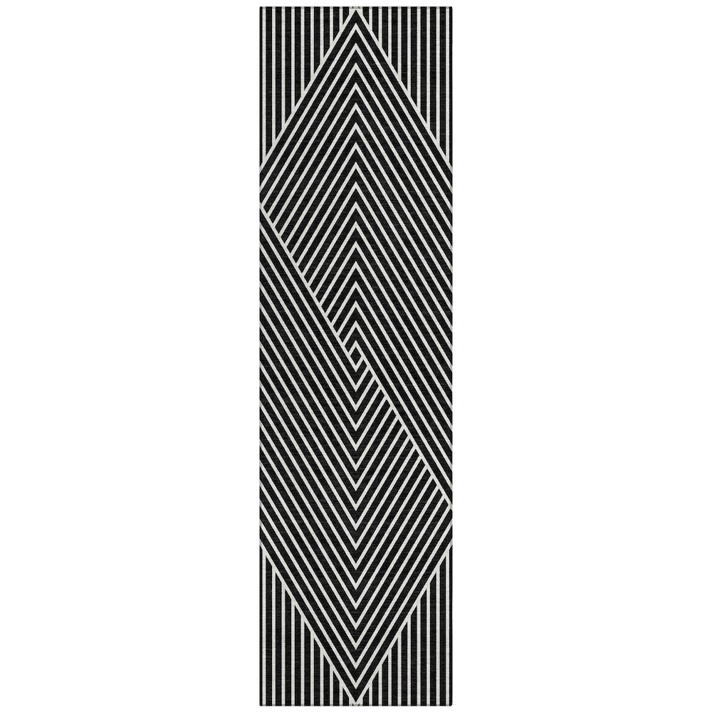 Chantille ACN937 Black 2'3" x 7'6" Rug. Picture 1