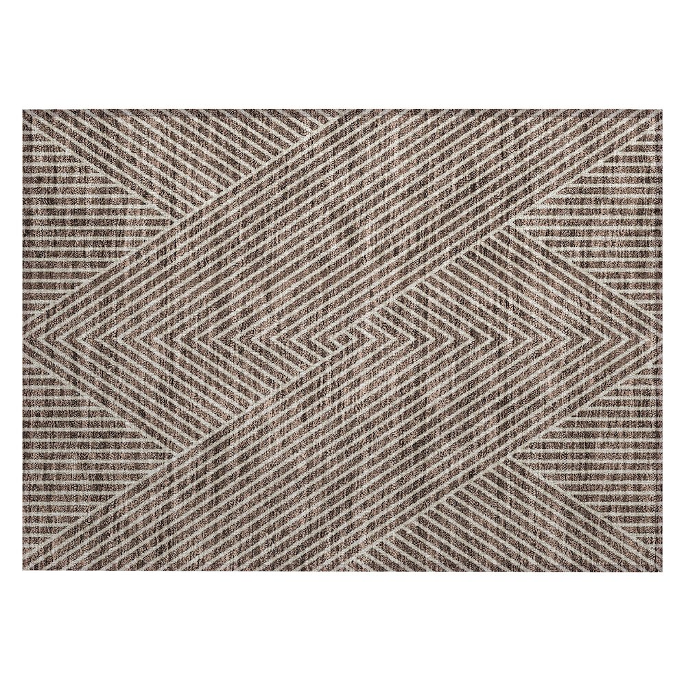 Chantille ACN937 Brown 1'8" x 2'6" Rug. Picture 1