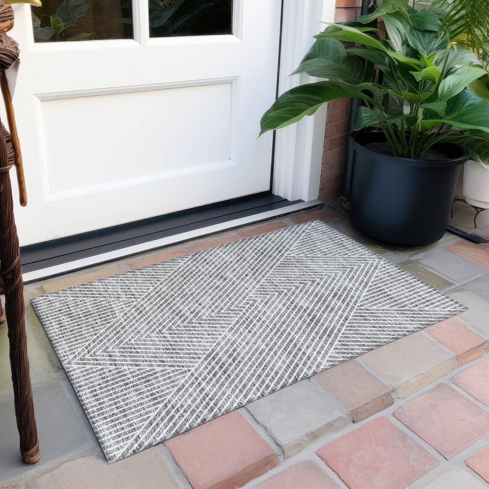 Chantille ACN937 Gray 1'8" x 2'6" Rug. Picture 6