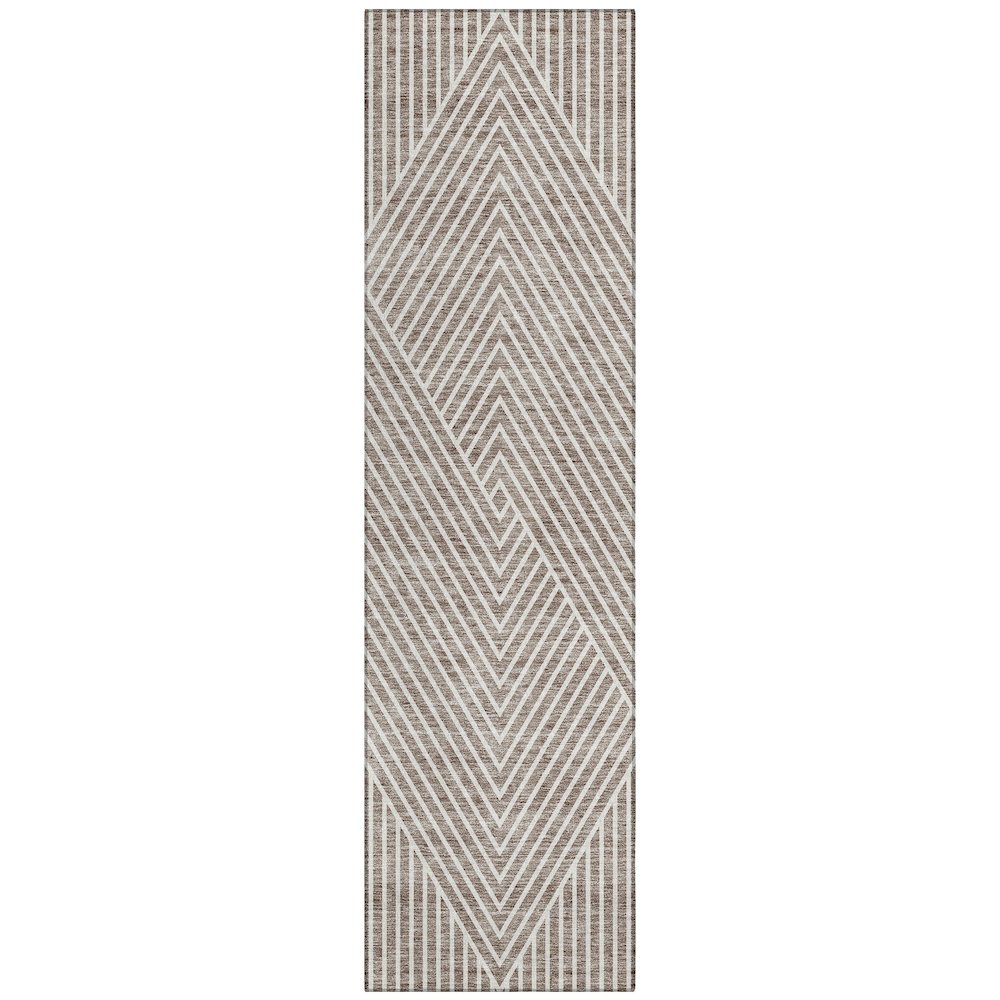 Chantille ACN937 Brown 2'3" x 7'6" Rug. Picture 1