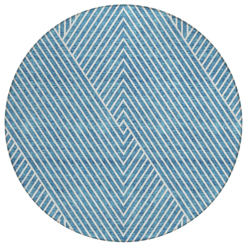 Chantille ACN937 Teal 8' x 8' Rug. Picture 1