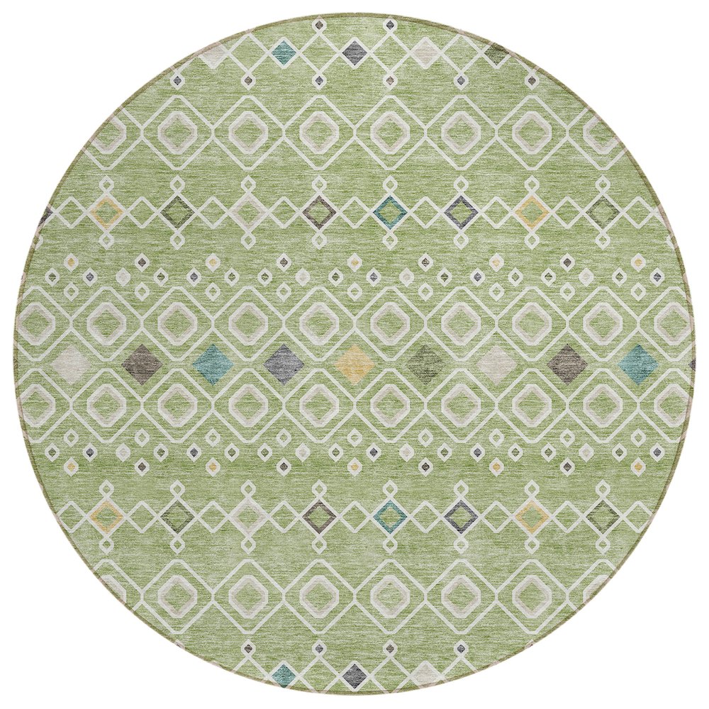 Chantille ACN938 Green 8' x 8' Rug. Picture 1