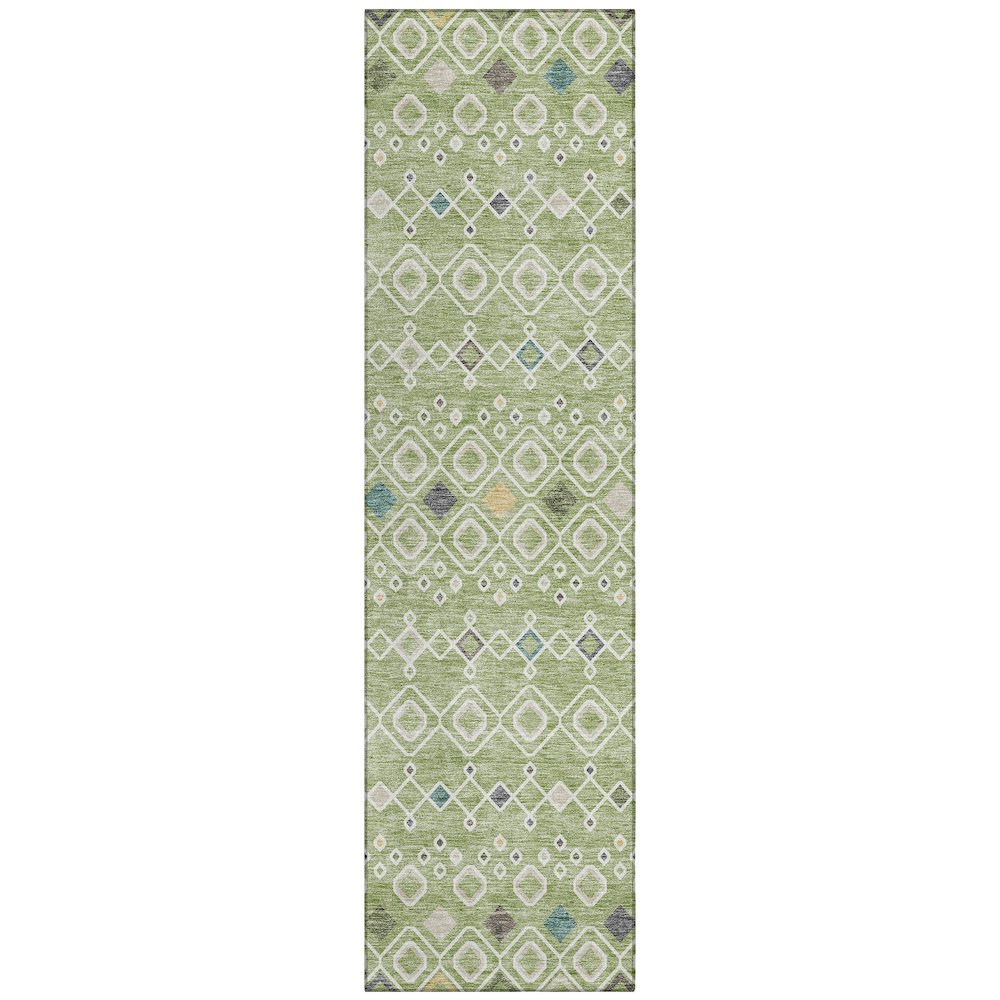 Chantille ACN938 Green 2'3" x 7'6" Rug. Picture 1