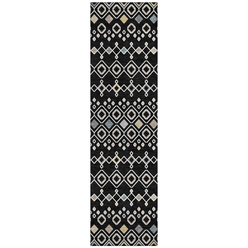 Chantille ACN938 Black 2'3" x 7'6" Rug. Picture 1