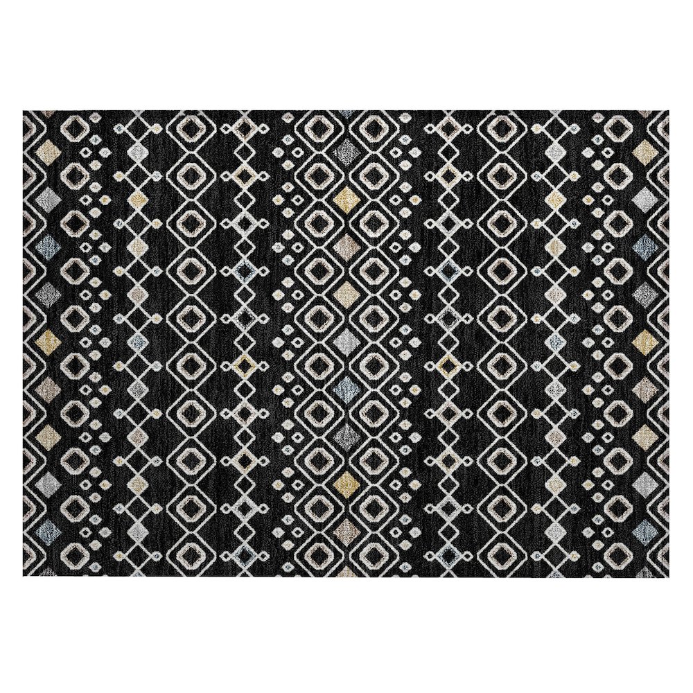 Chantille ACN938 Black 1'8" x 2'6" Rug. Picture 1