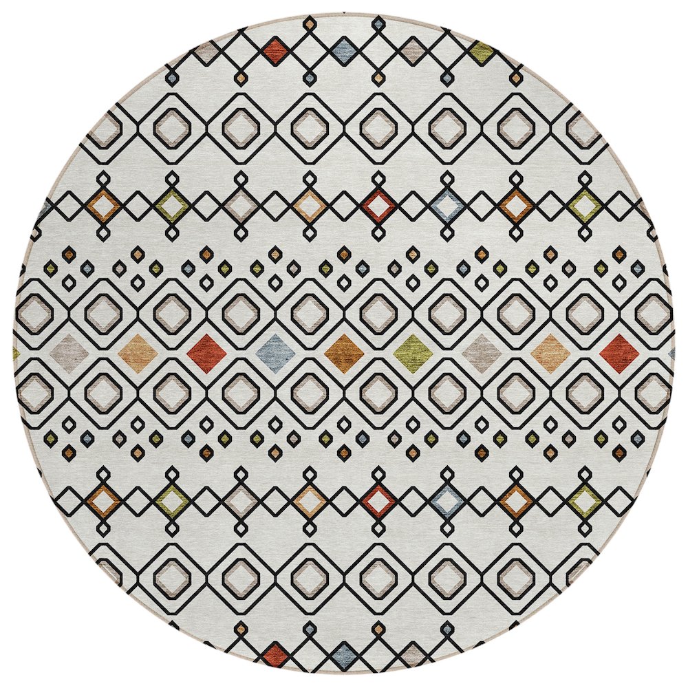 Chantille ACN938 Ivory 8' x 8' Rug. Picture 1