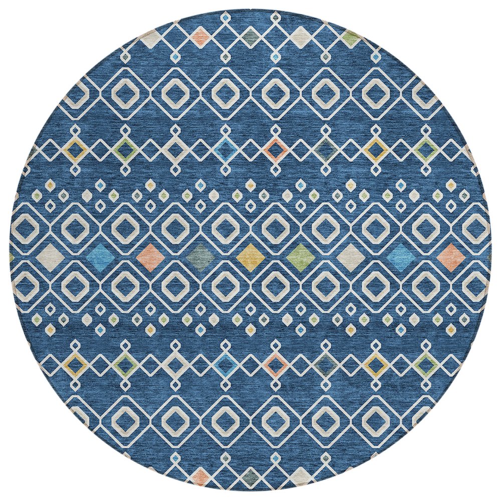 Chantille ACN938 Blue 8' x 8' Rug. Picture 1