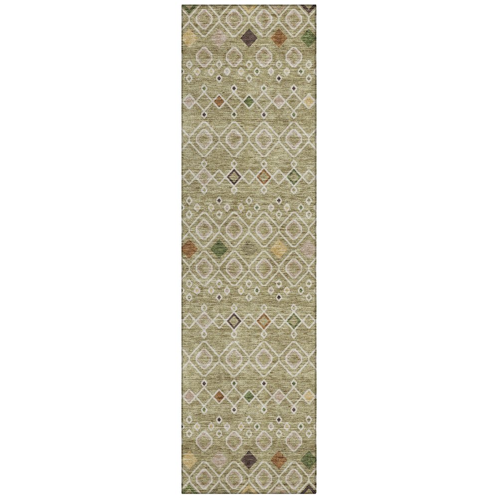 Chantille ACN938 Green 2'3" x 7'6" Rug. Picture 1