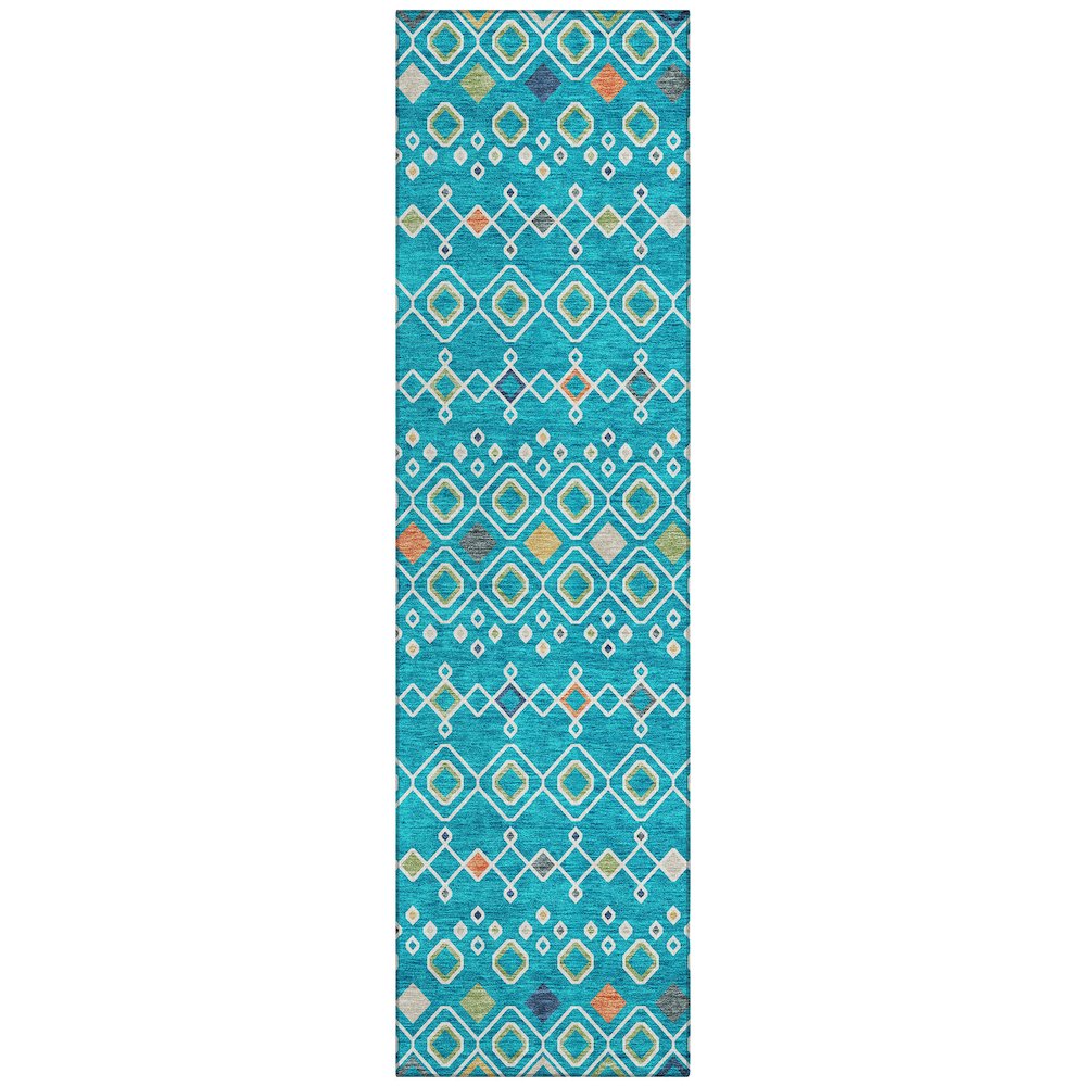 Chantille ACN938 Teal 2'3" x 7'6" Rug. Picture 1