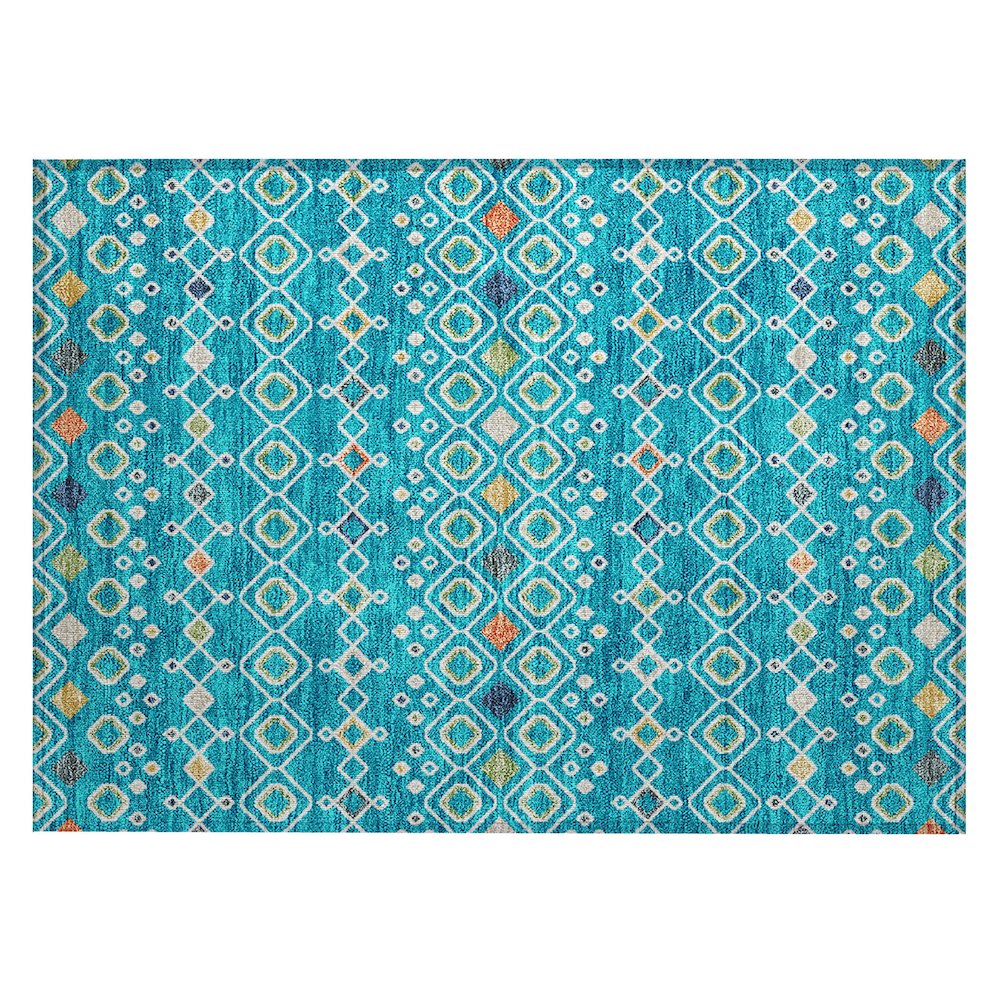Chantille ACN938 Teal 1'8" x 2'6" Rug. Picture 1