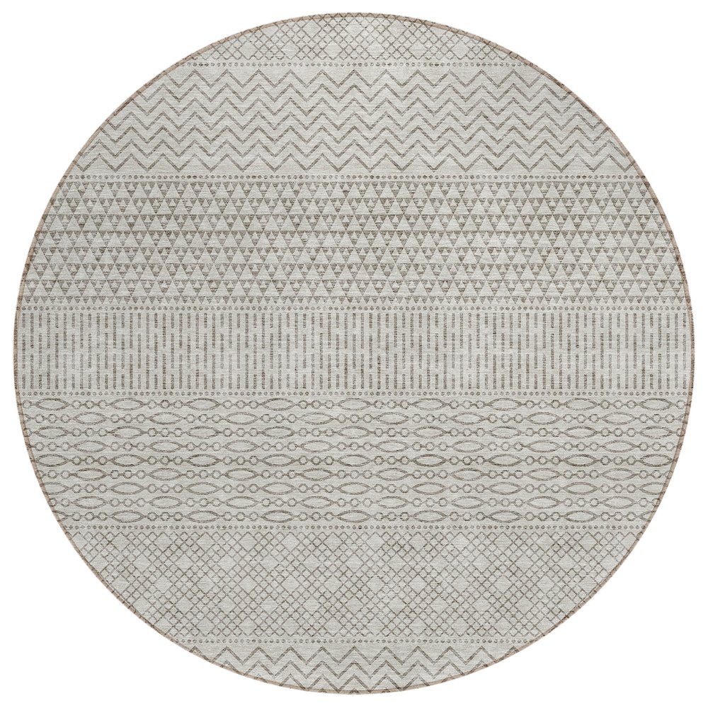 Chantille ACN939 Brown 8' x 8' Rug. Picture 1