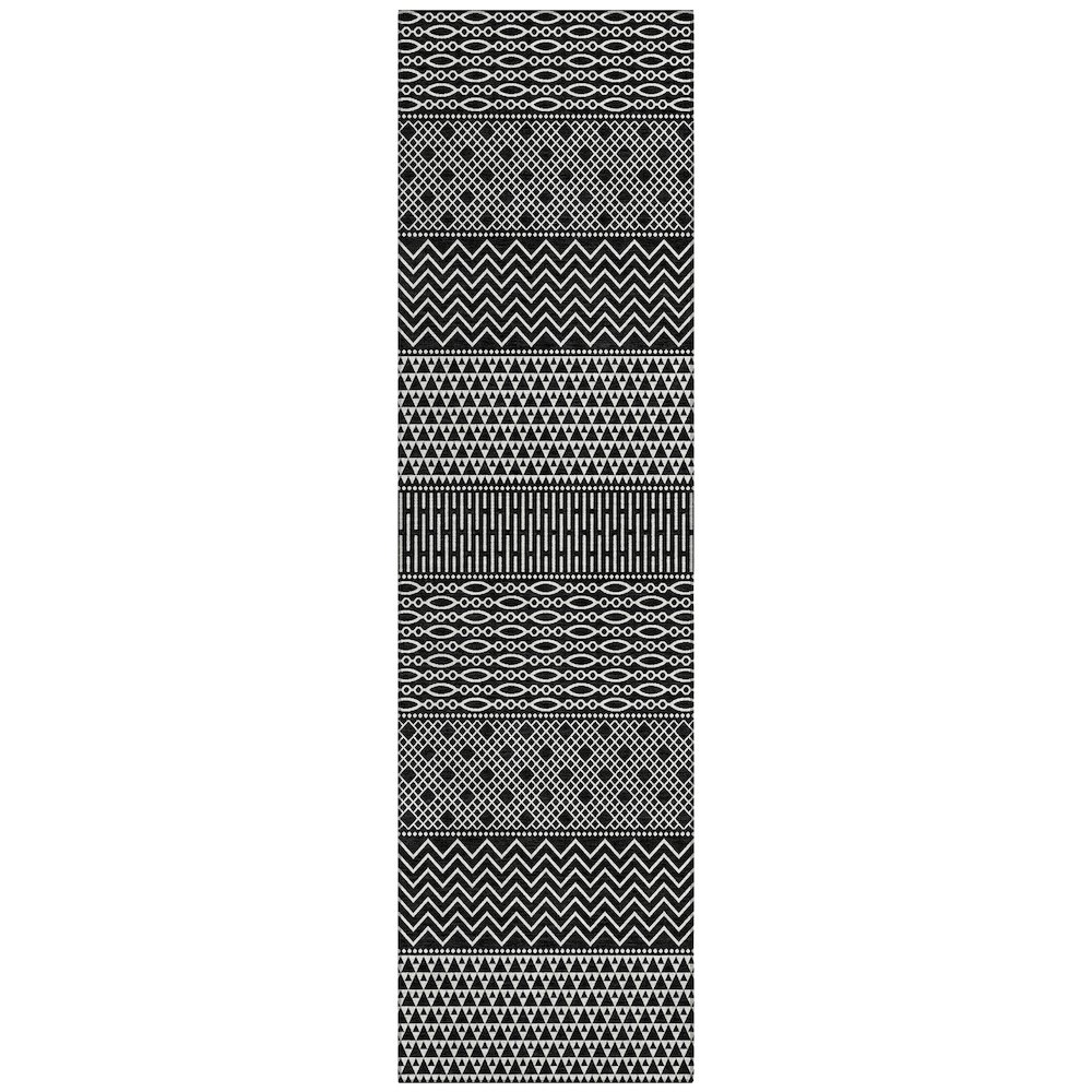 Chantille ACN939 Black 2'3" x 7'6" Rug. Picture 1