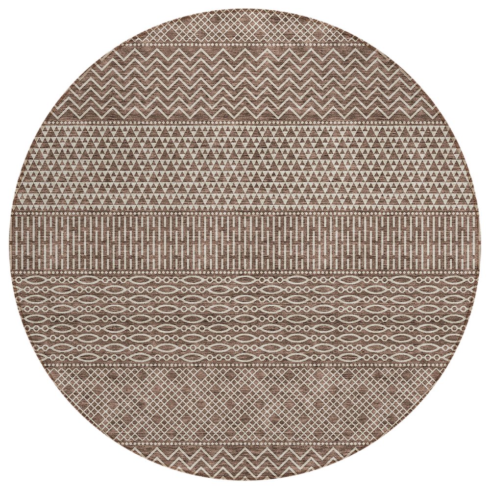 Chantille ACN939 Brown 8' x 8' Rug. Picture 1