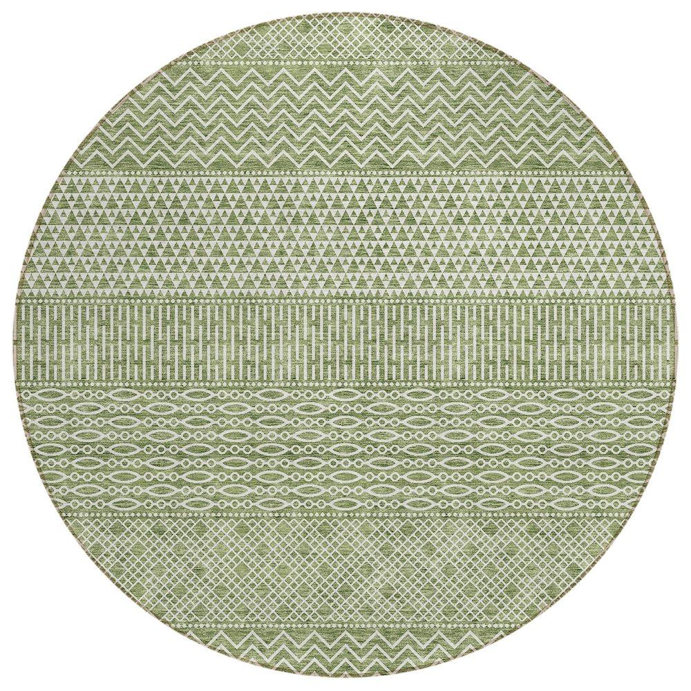Chantille ACN939 Green 8' x 8' Rug. Picture 1