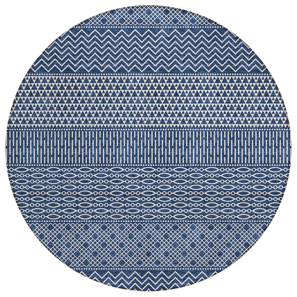 Chantille ACN939 Blue 8' x 8' Rug. Picture 1