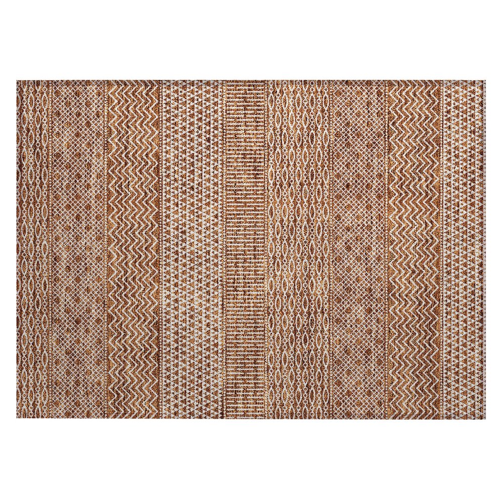 Chantille ACN939 Orange 1'8" x 2'6" Rug. Picture 1