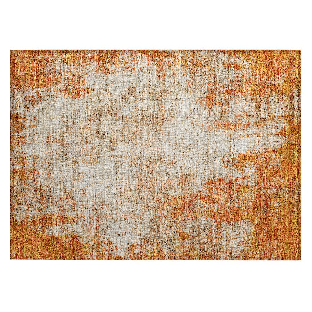 Chantille ACN940 Orange 1'8" x 2'6" Rug. Picture 1