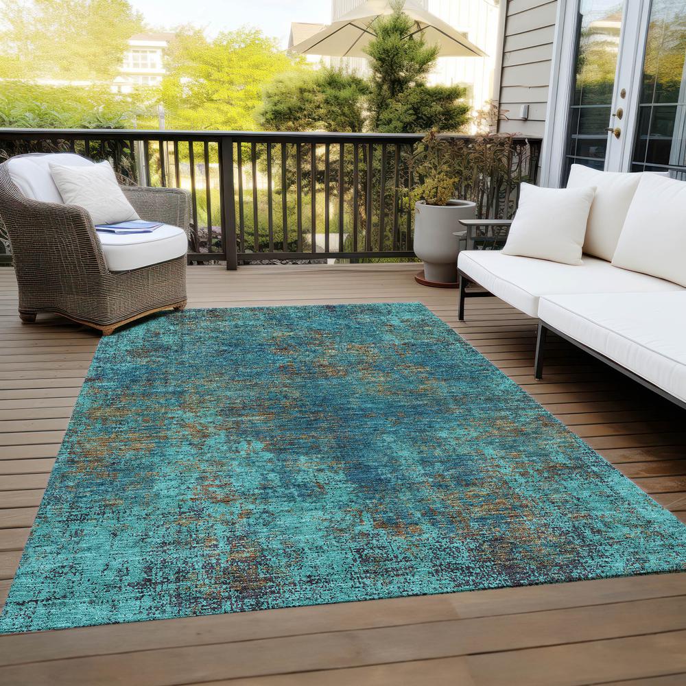 Chantille ACN940 Teal 2'6" x 3'10" Rug. Picture 8