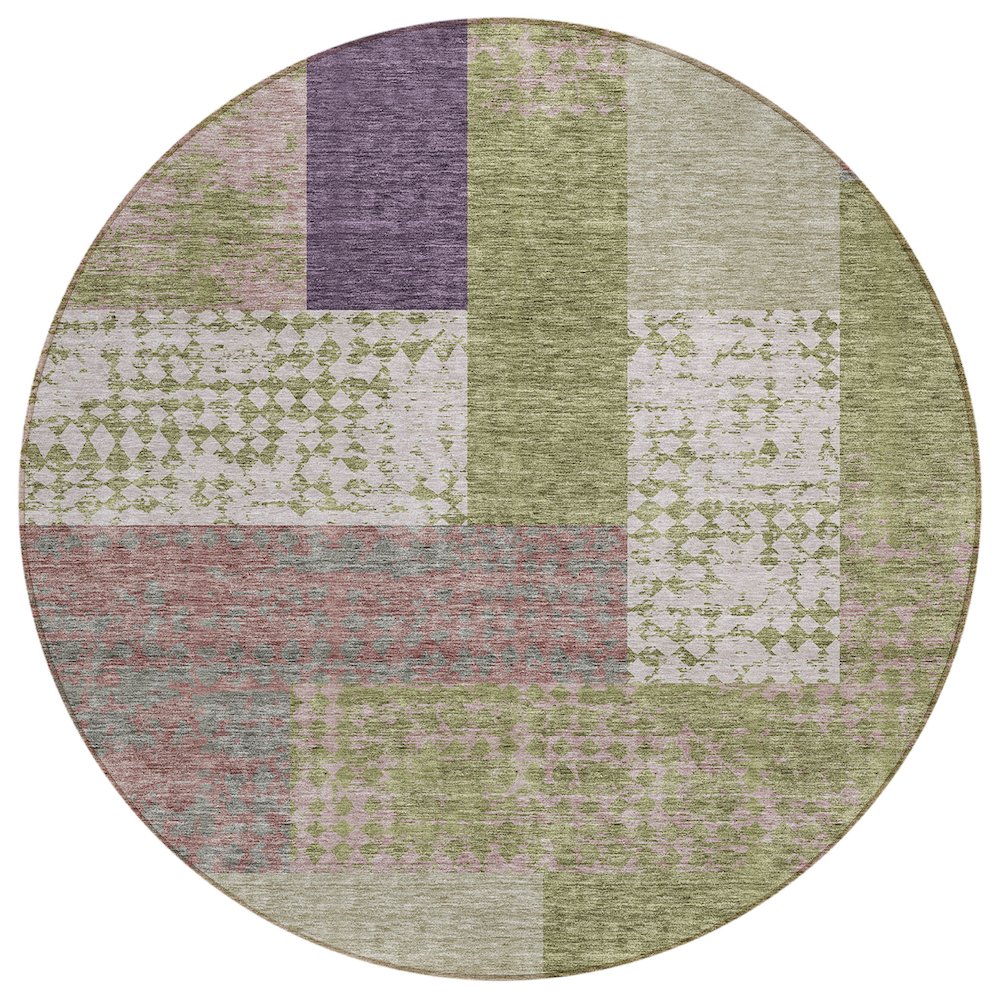 Chantille ACN941 Green 8' x 8' Rug. Picture 1