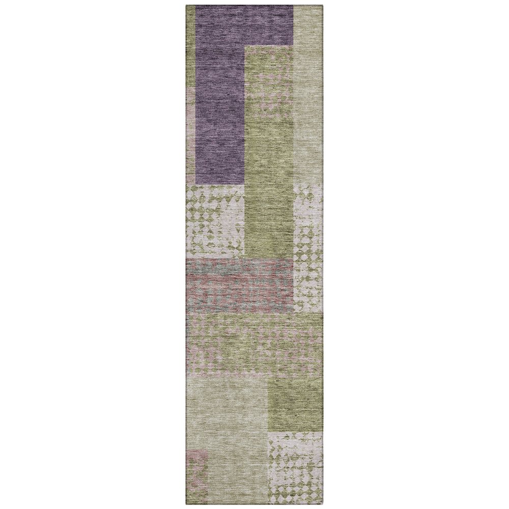 Chantille ACN941 Green 2'3" x 7'6" Rug. Picture 1